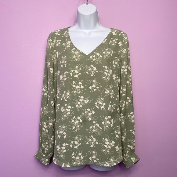 Thyme Maternity Long Sleeve Blouse XS - Picture 1 of 2